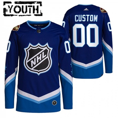 Dětské Hokejový Dres 2022 NHL All-Star Personalizované Modrý Authentic